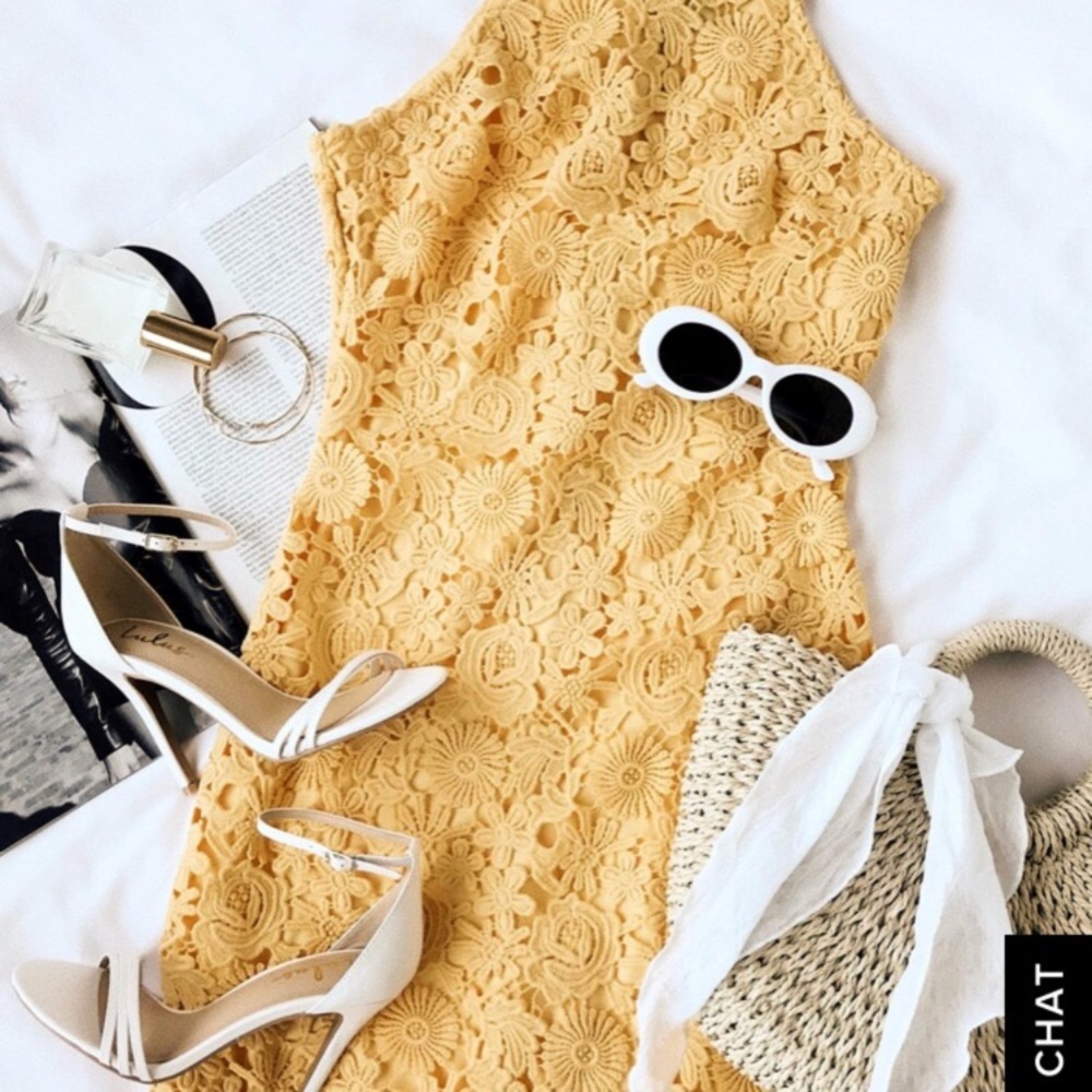 Lulus love poem lace dress